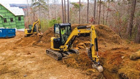 how fast can a mini excavator trench|digging trench with mini excavator.